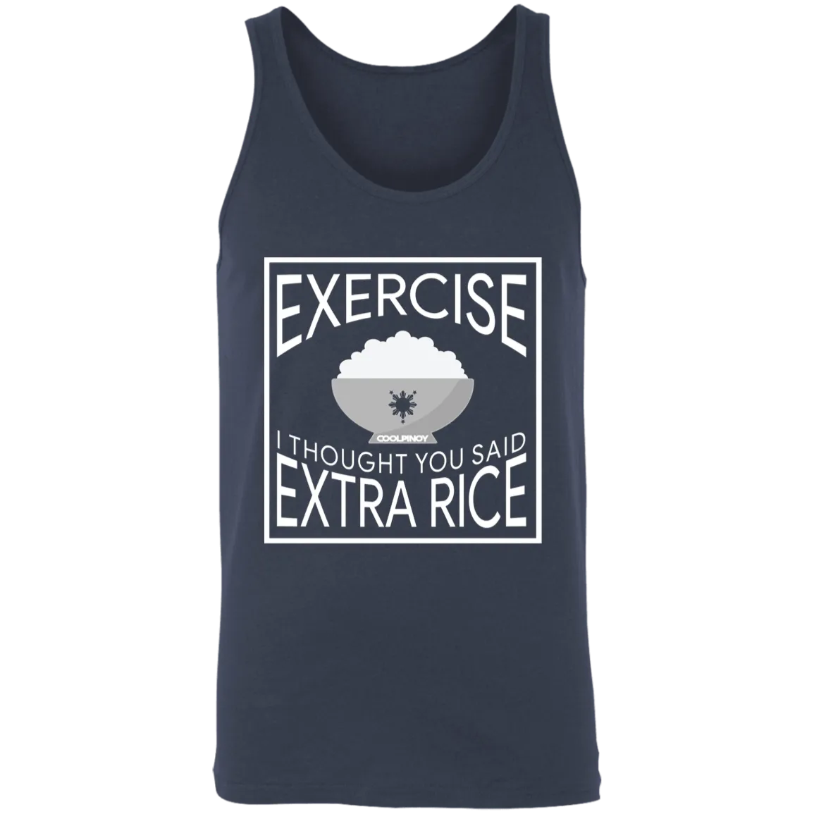 Exercise I Thought You Said Extra Rice Unisex Cotton Tank Top