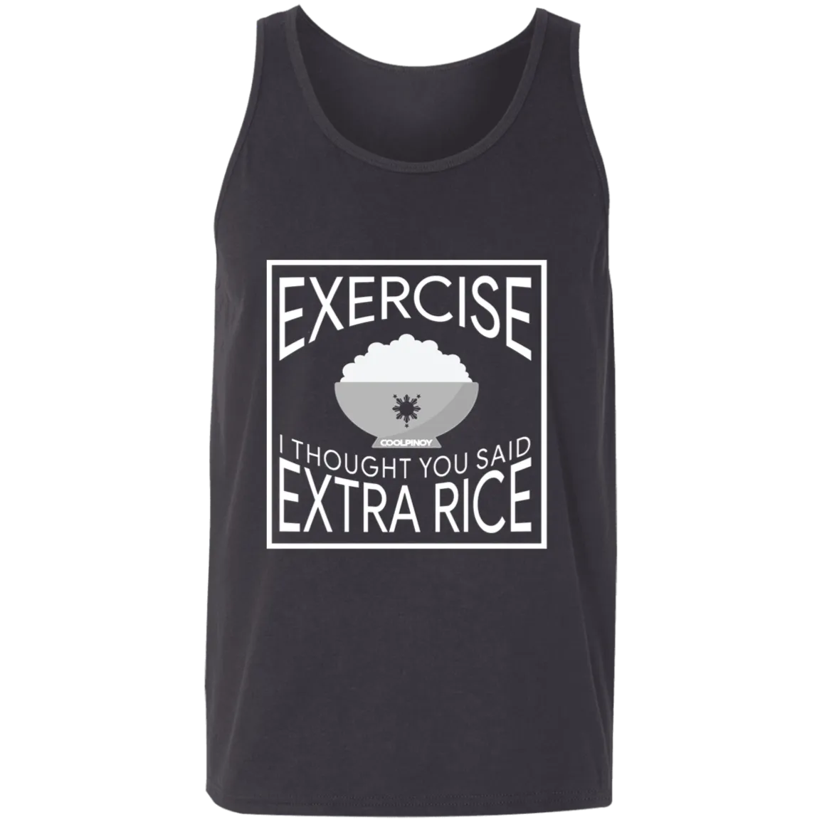 Exercise I Thought You Said Extra Rice Unisex Cotton Tank Top