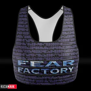 Fear Factory "Demanufacture" Logo Sporty Crop Top