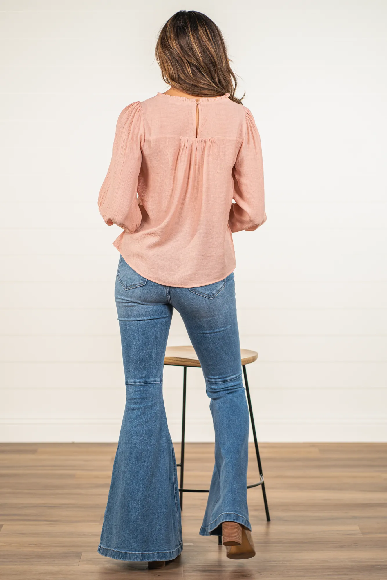 Floral Embroidered Blouse | Top