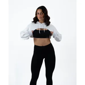 FLOWSCOOP CROP HOODIE