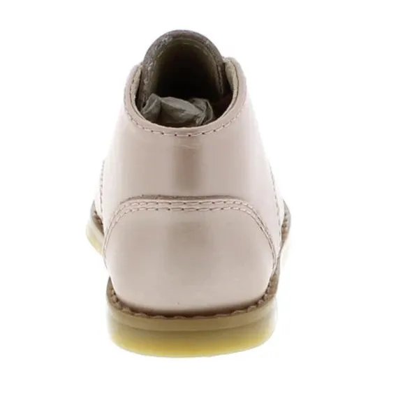 FOOTMATES LEATHER TAMMY HIGH TOP ROSEGOLD SIZE 7