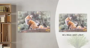 Fox Printed Canvas