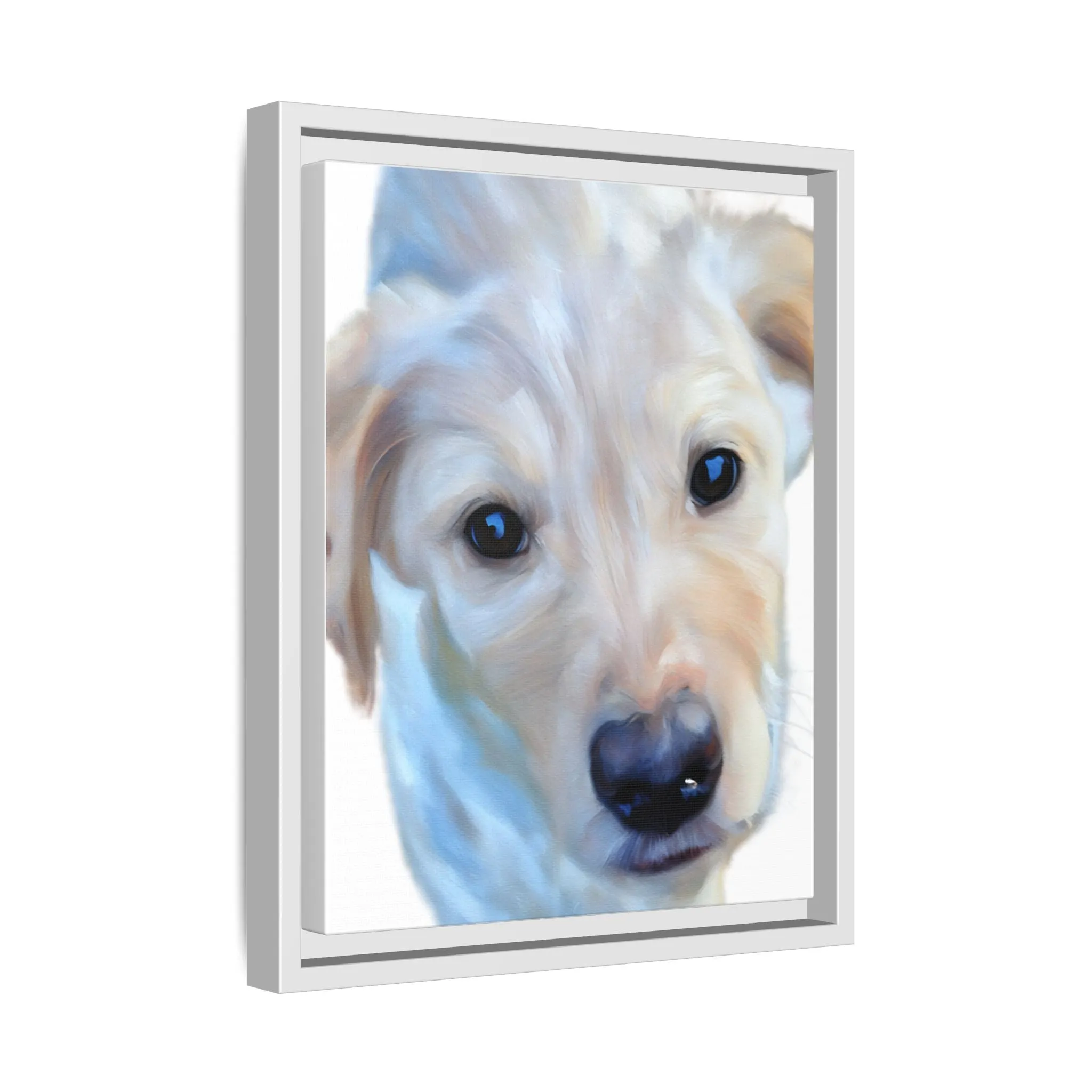 Framed Custom Canvas Artwork of Pet's Image