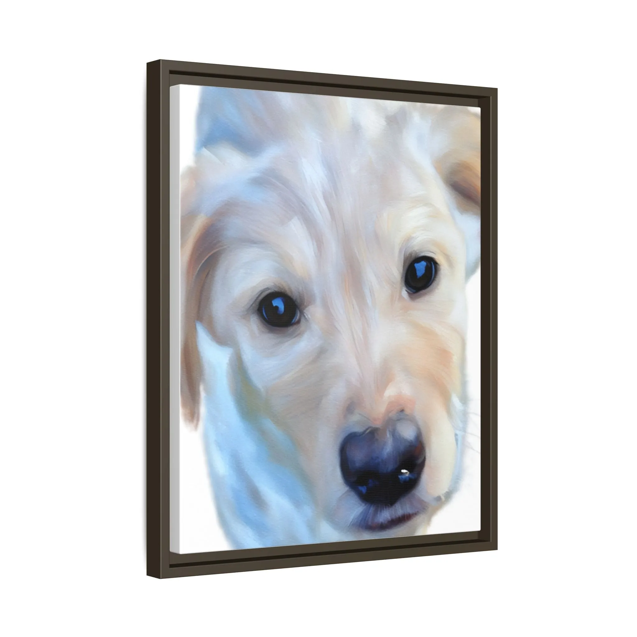 Framed Custom Canvas Artwork of Pet's Image