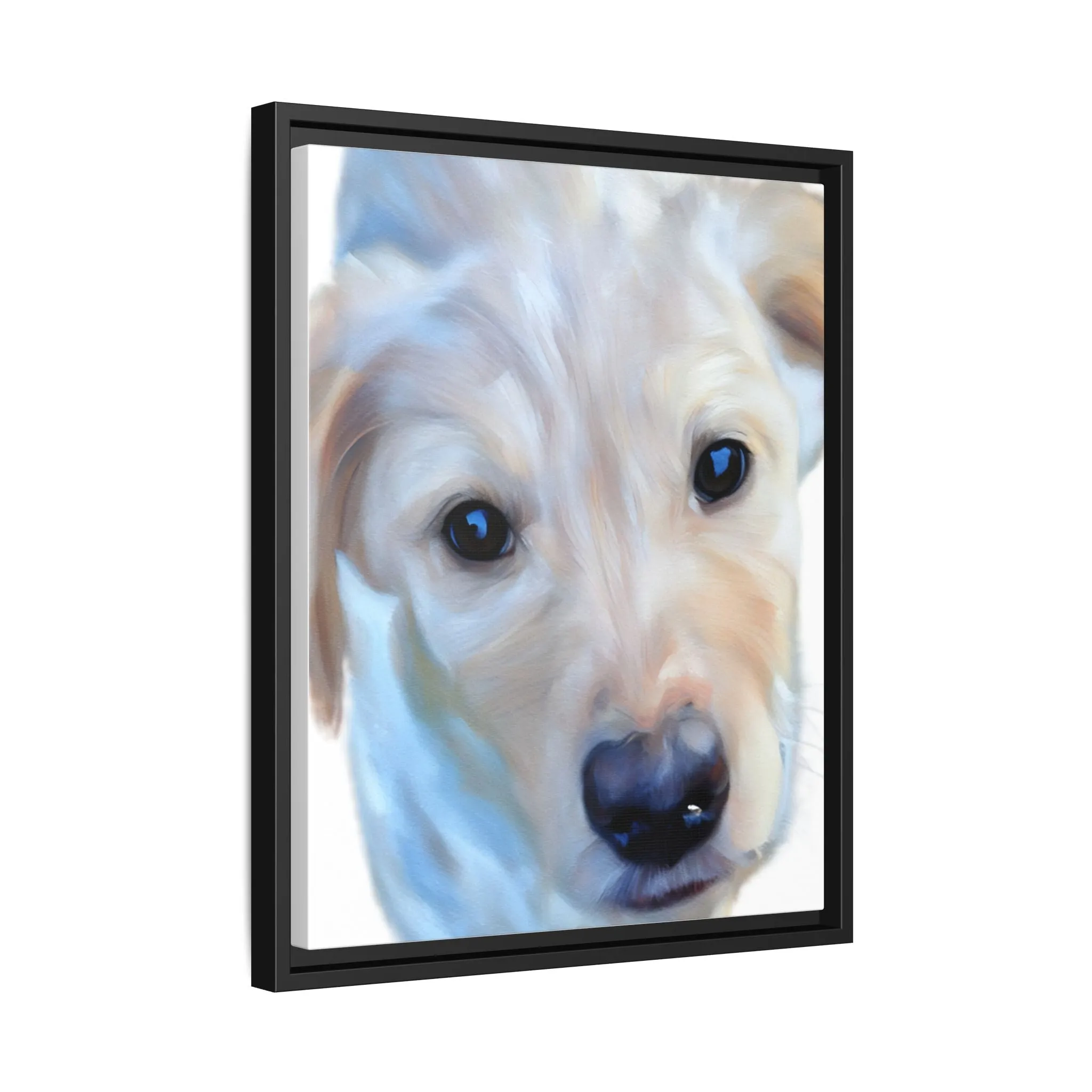 Framed Custom Canvas Artwork of Pet's Image