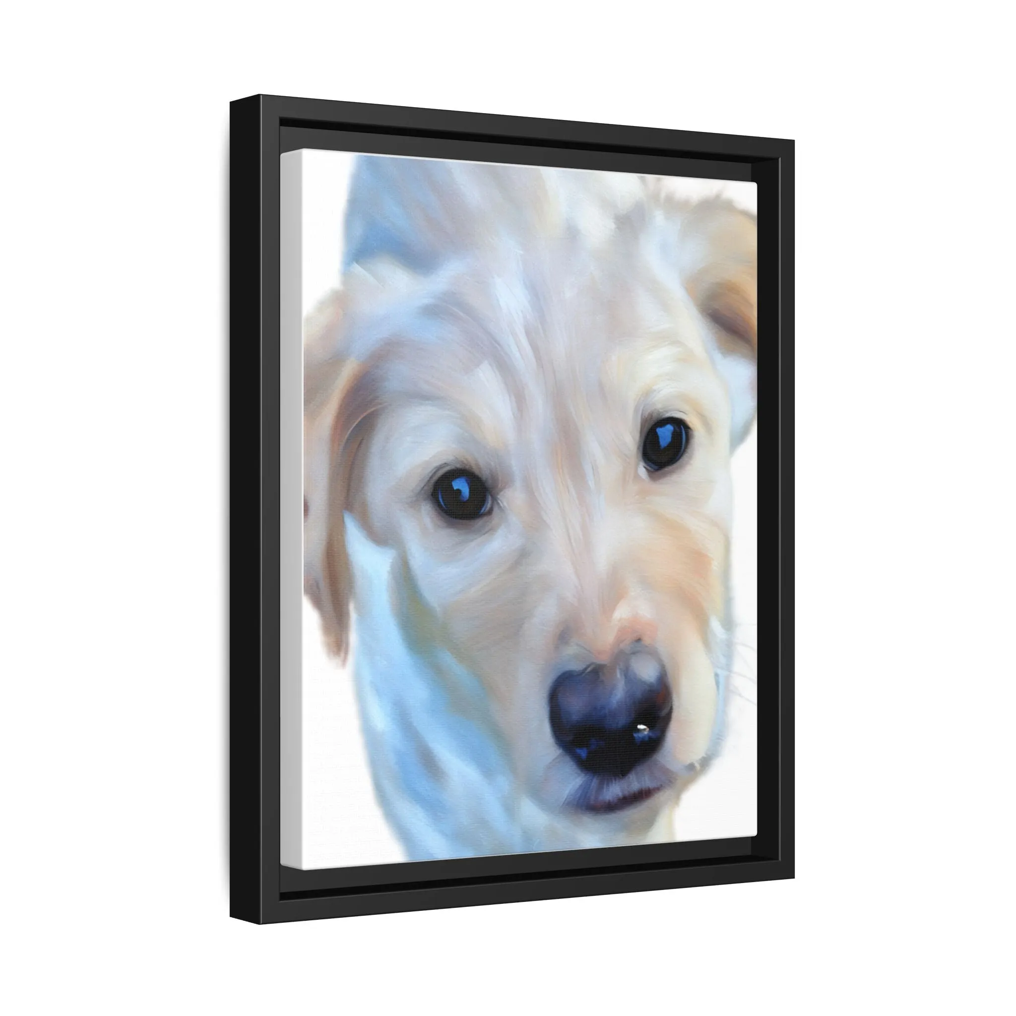 Framed Custom Canvas Artwork of Pet's Image