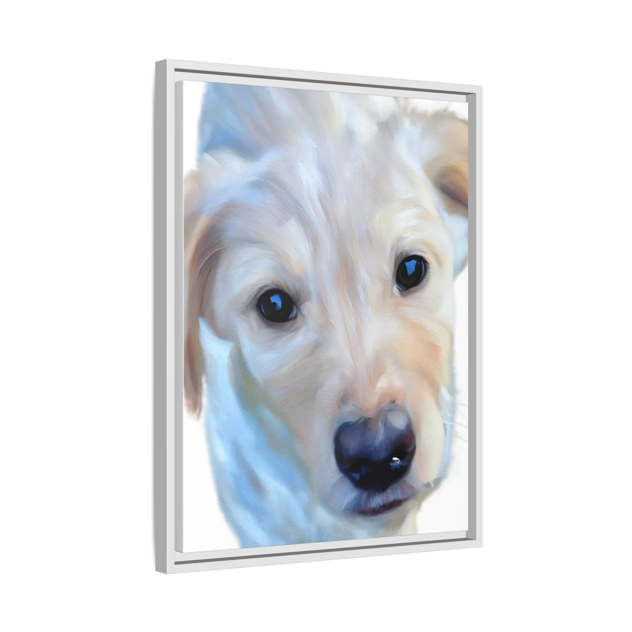 Framed Custom Canvas Artwork of Pet's Image