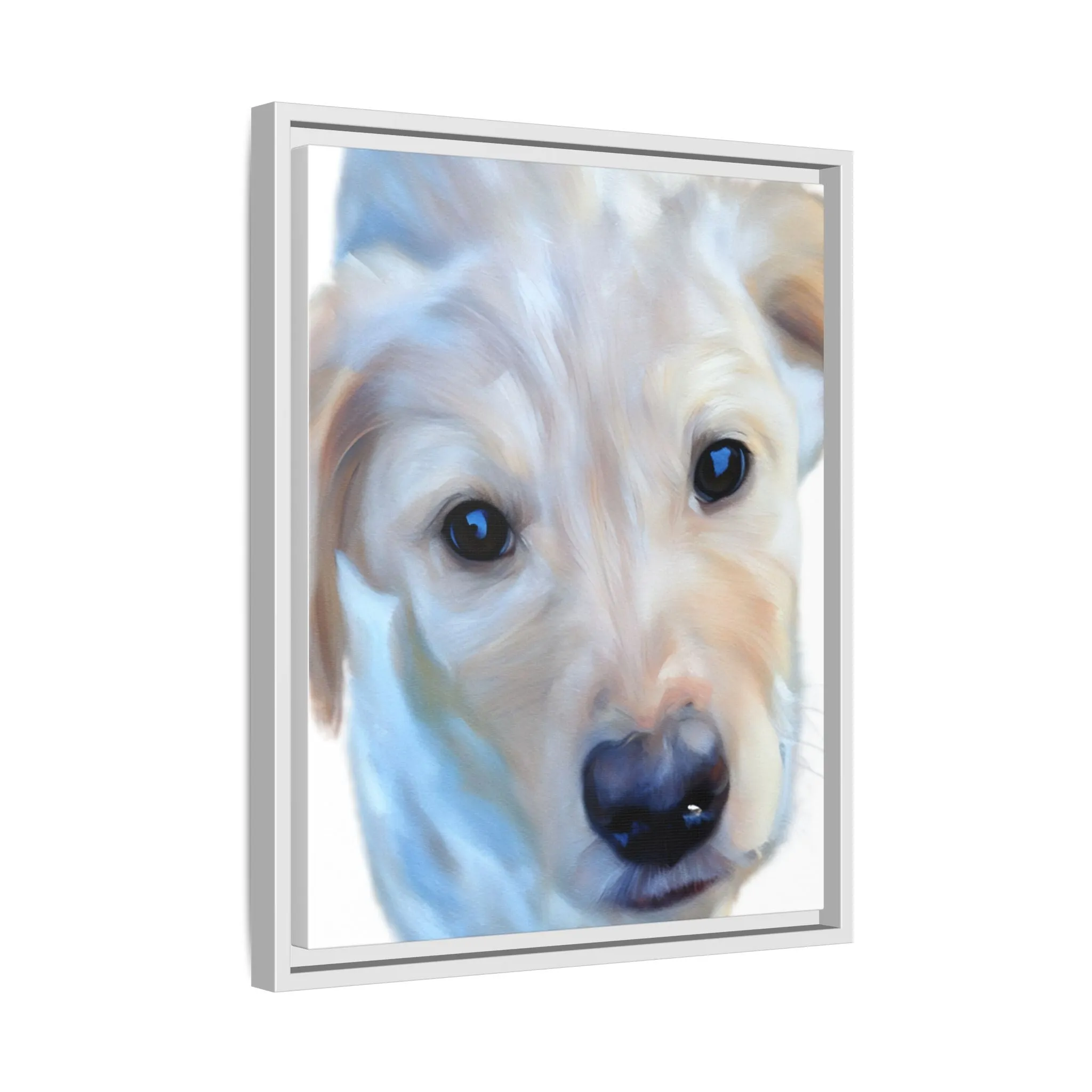 Framed Custom Canvas Artwork of Pet's Image