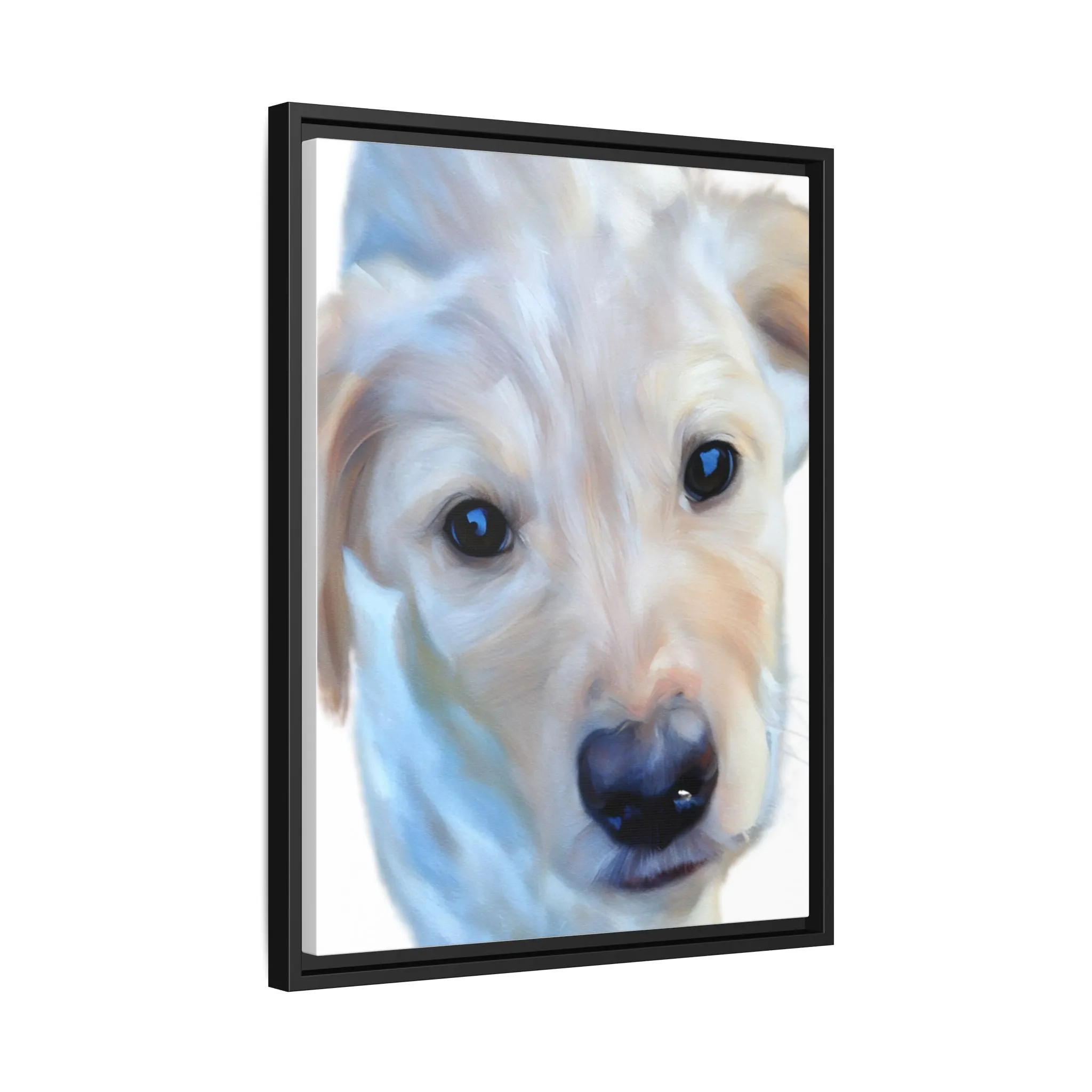 Framed Custom Canvas Artwork of Pet's Image