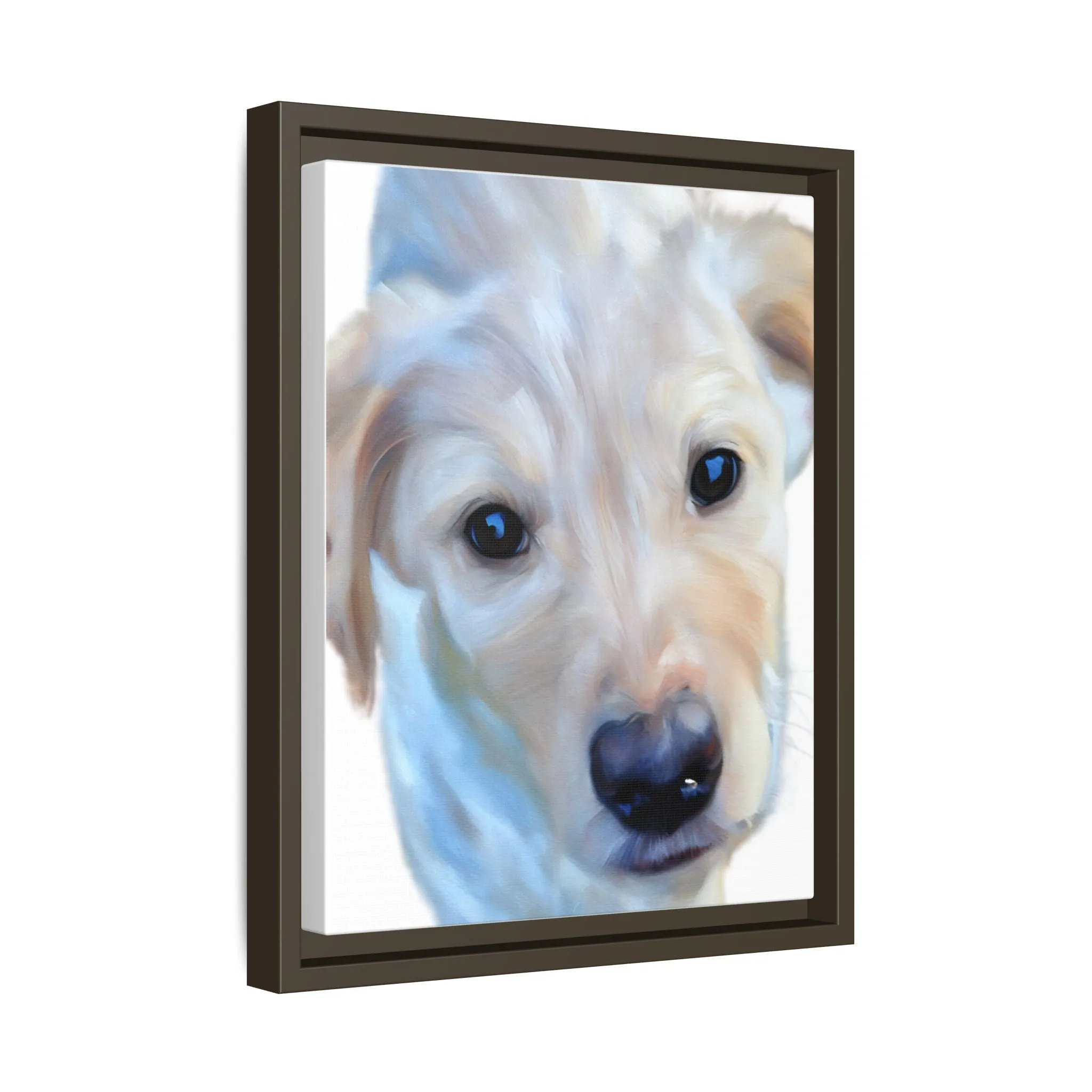 Framed Custom Canvas Artwork of Pet's Image
