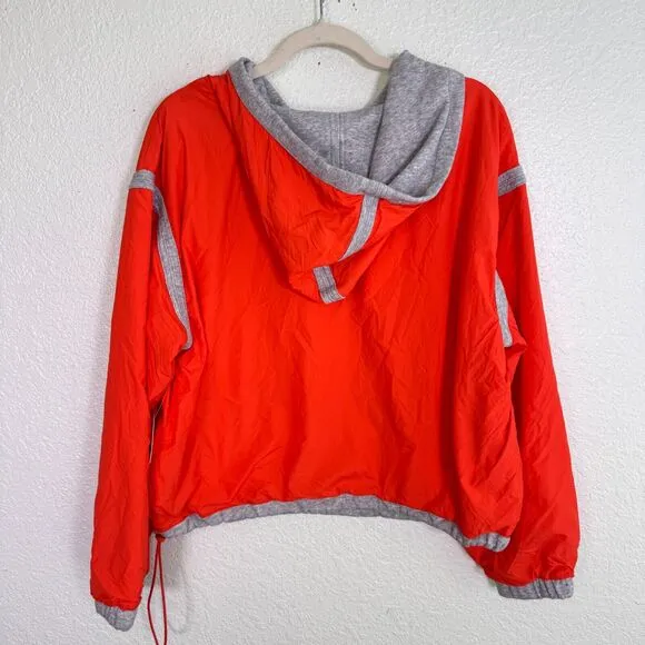 Free People Dont Back Down Jacket Womens XS Reversible Hoodie FP Movement NEW