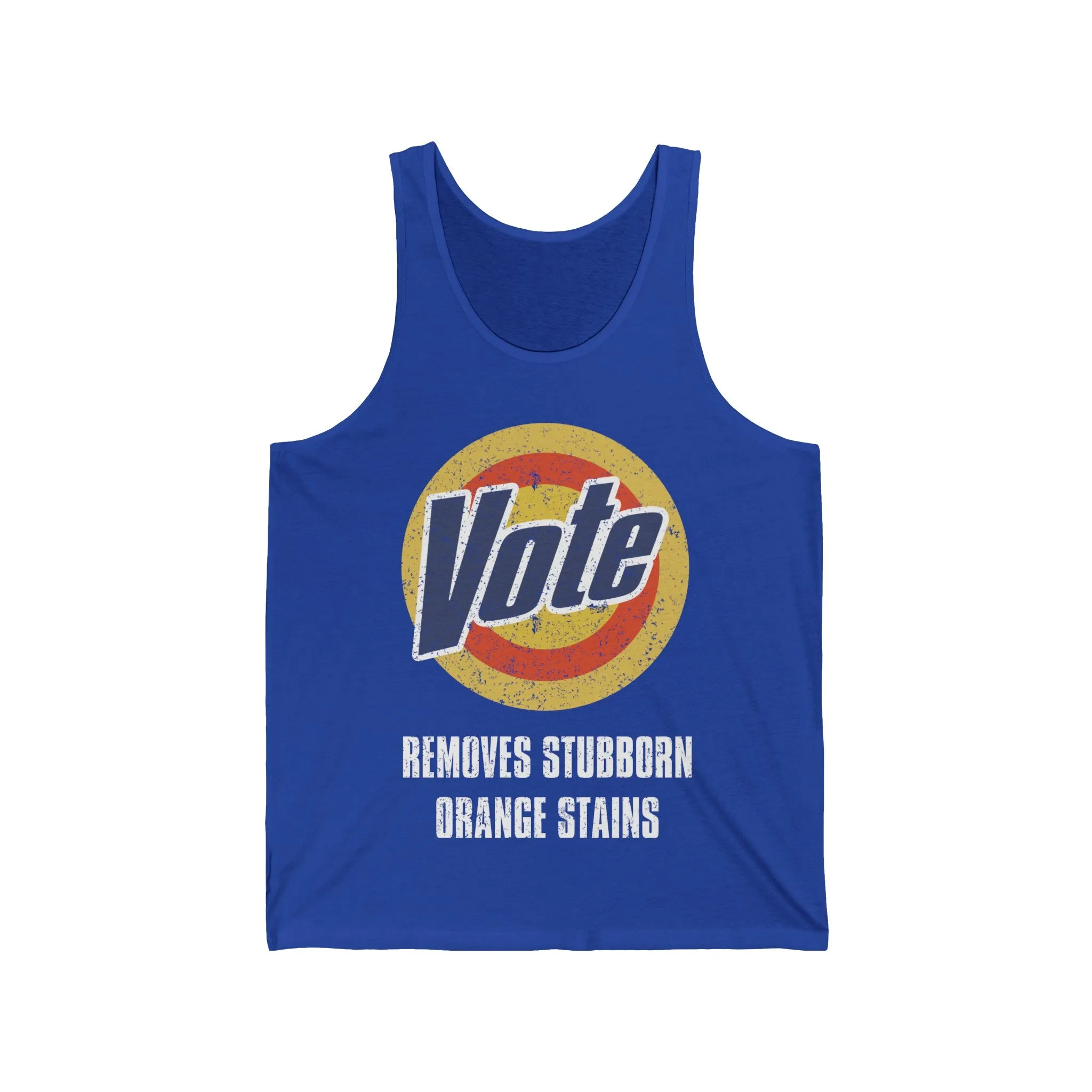 Funny Anti-Trump Vote Detergent Vintage President Election 2024 Tank Tops For Men Women