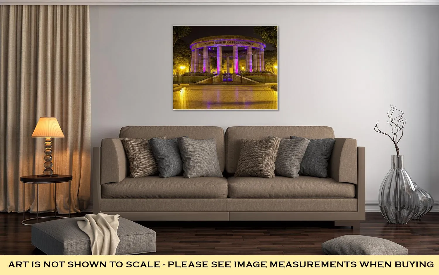 Gallery Wrapped Canvas, Rotonda In Guadalajara