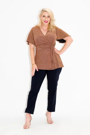Gemini (Sparkly) - Wrap Top - Last Sizes