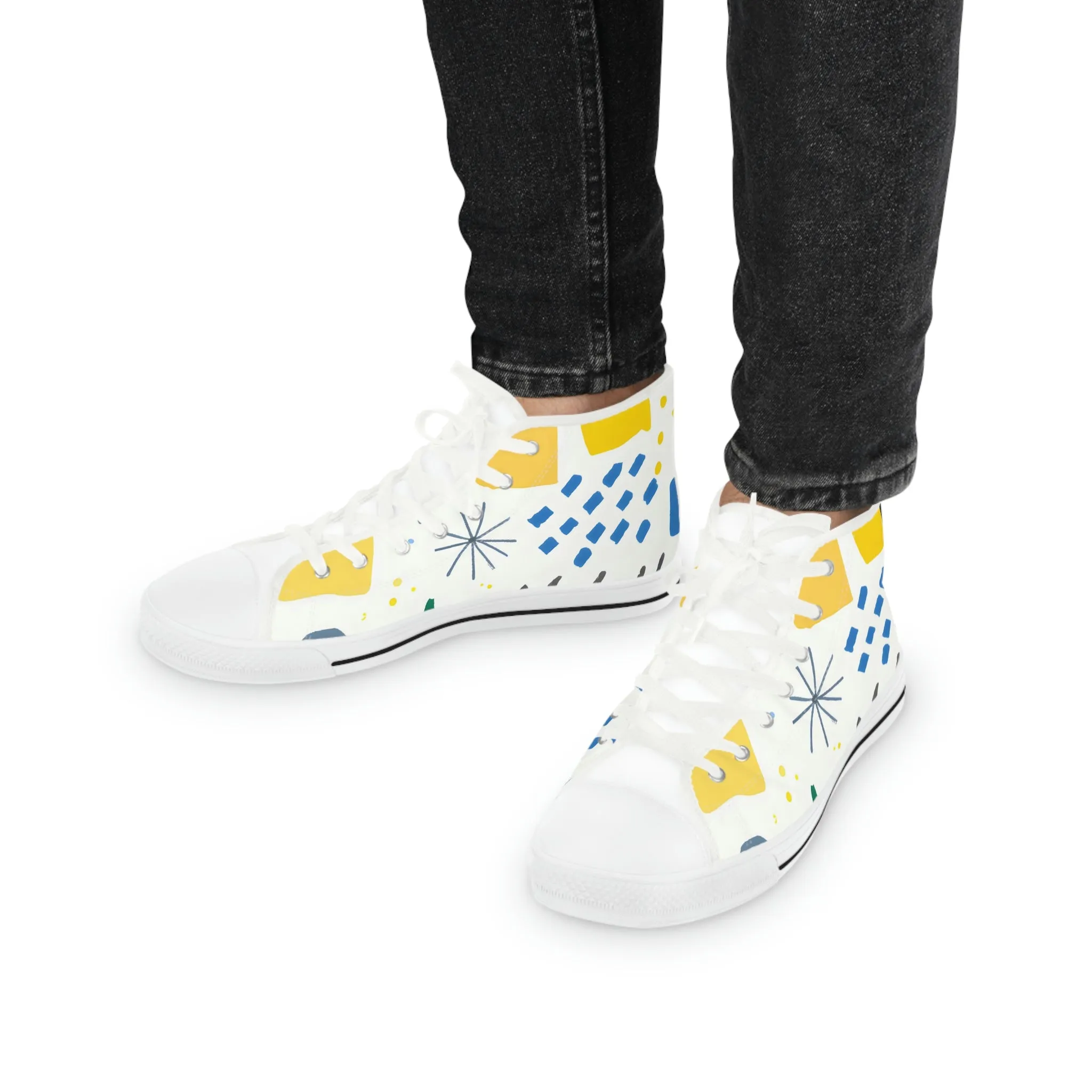 Gestura Ira - Men's High-Top Sneakers