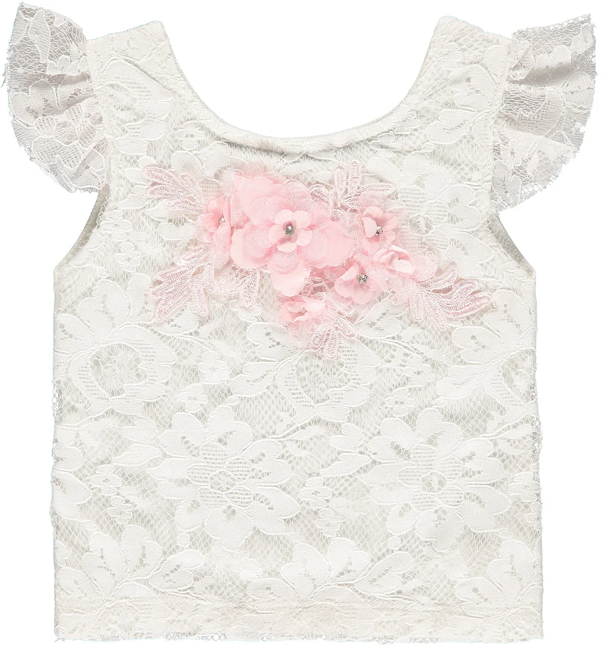 Girl Top and Tutu Skort 2 Pieces Set