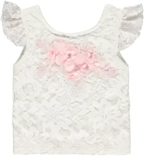 Girl Top and Tutu Skort 2 Pieces Set