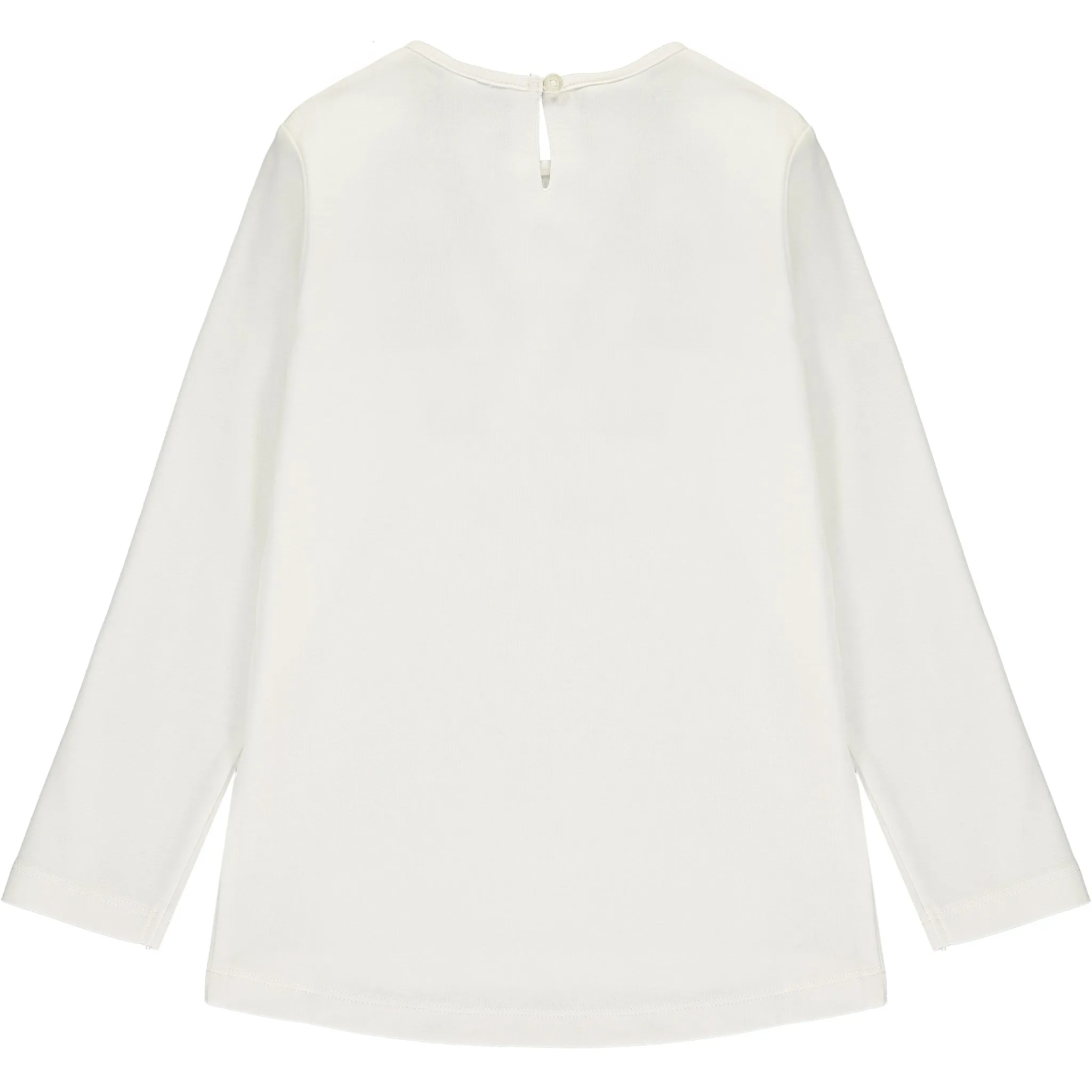 Girls Ivory Cotton Top
