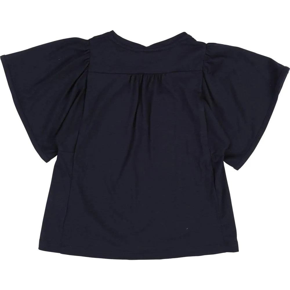 Girls Navy T-Shirt