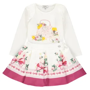 Girls Top and Skirt Outfit Set