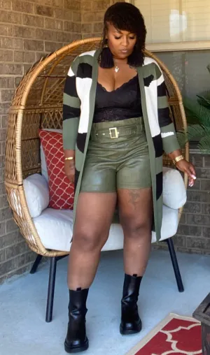 Glam-Camouflage Cardigan