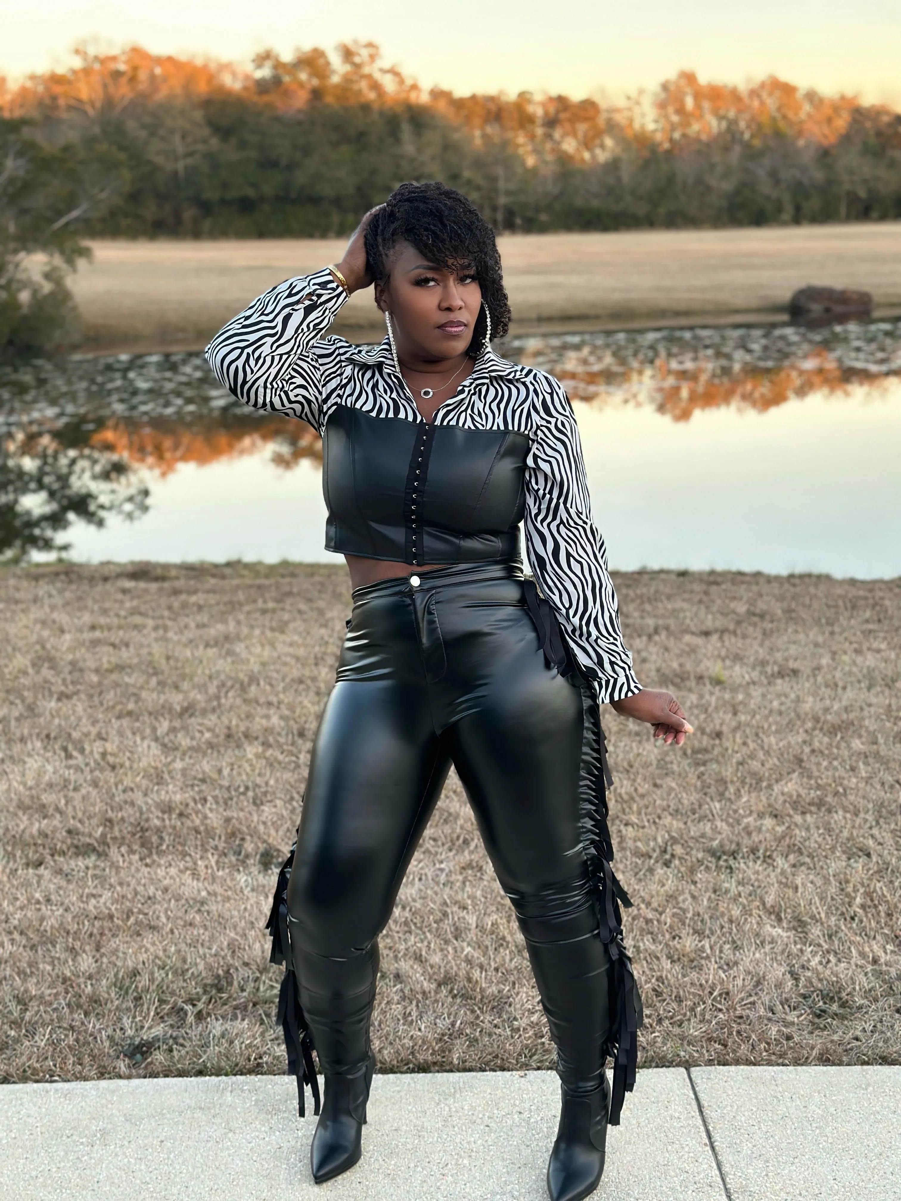 Glam Rodeo Leather Pants