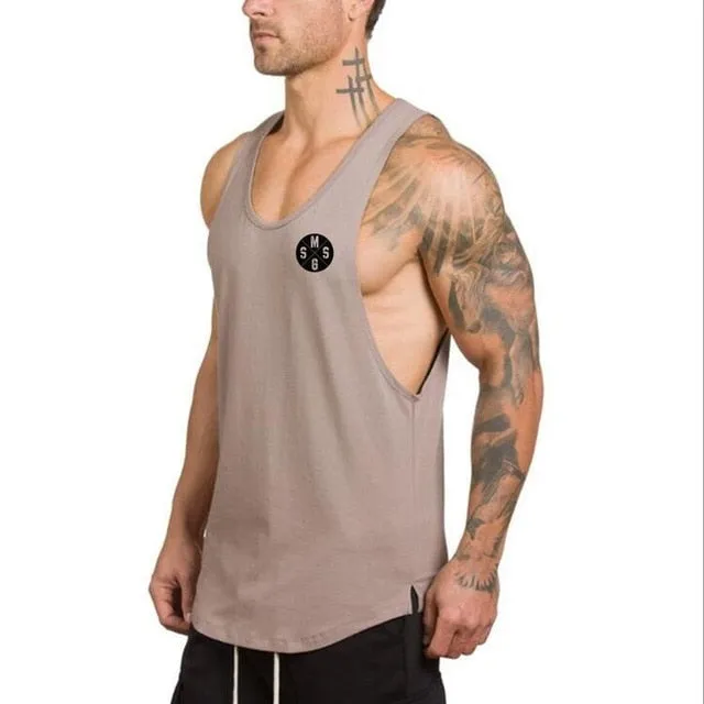 Golds gyms clothing Brand singlet canotte bodybuilding stringer tank top men fitness T shirt muscle guys sleeveless vest Tanktop