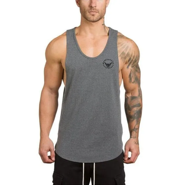 Golds gyms clothing Brand singlet canotte bodybuilding stringer tank top men fitness T shirt muscle guys sleeveless vest Tanktop