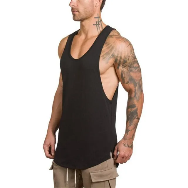 Golds gyms clothing Brand singlet canotte bodybuilding stringer tank top men fitness T shirt muscle guys sleeveless vest Tanktop