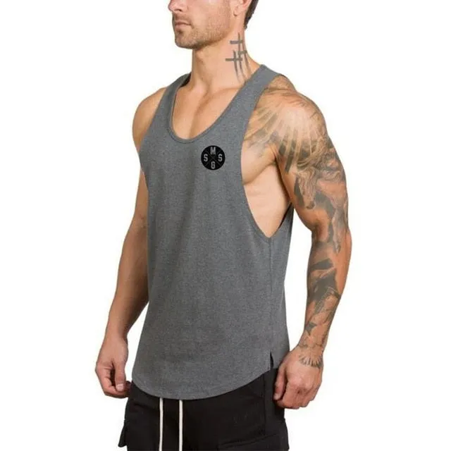 Golds gyms clothing Brand singlet canotte bodybuilding stringer tank top men fitness T shirt muscle guys sleeveless vest Tanktop
