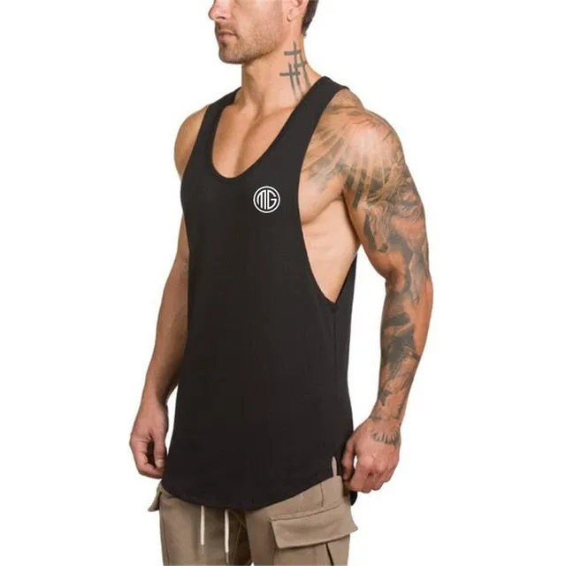 Golds gyms clothing Brand singlet canotte bodybuilding stringer tank top men fitness T shirt muscle guys sleeveless vest Tanktop