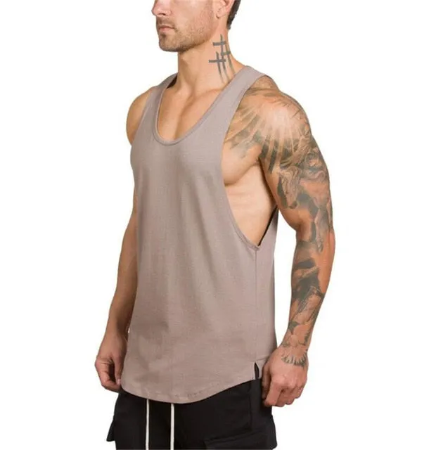 Golds gyms clothing Brand singlet canotte bodybuilding stringer tank top men fitness T shirt muscle guys sleeveless vest Tanktop