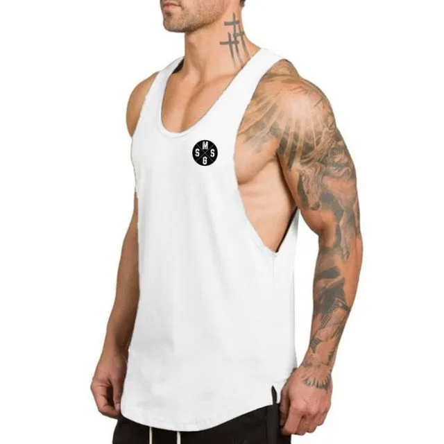 Golds gyms clothing Brand singlet canotte bodybuilding stringer tank top men fitness T shirt muscle guys sleeveless vest Tanktop