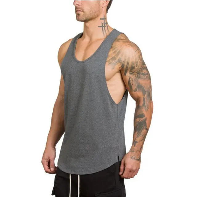 Golds gyms clothing Brand singlet canotte bodybuilding stringer tank top men fitness T shirt muscle guys sleeveless vest Tanktop