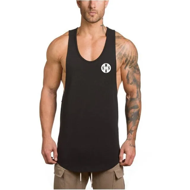 Golds gyms clothing Brand singlet canotte bodybuilding stringer tank top men fitness T shirt muscle guys sleeveless vest Tanktop