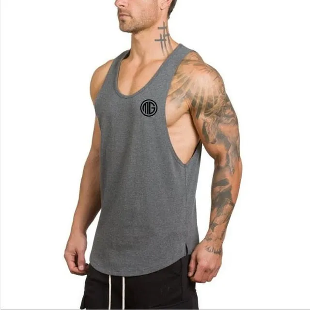 Golds gyms clothing Brand singlet canotte bodybuilding stringer tank top men fitness T shirt muscle guys sleeveless vest Tanktop