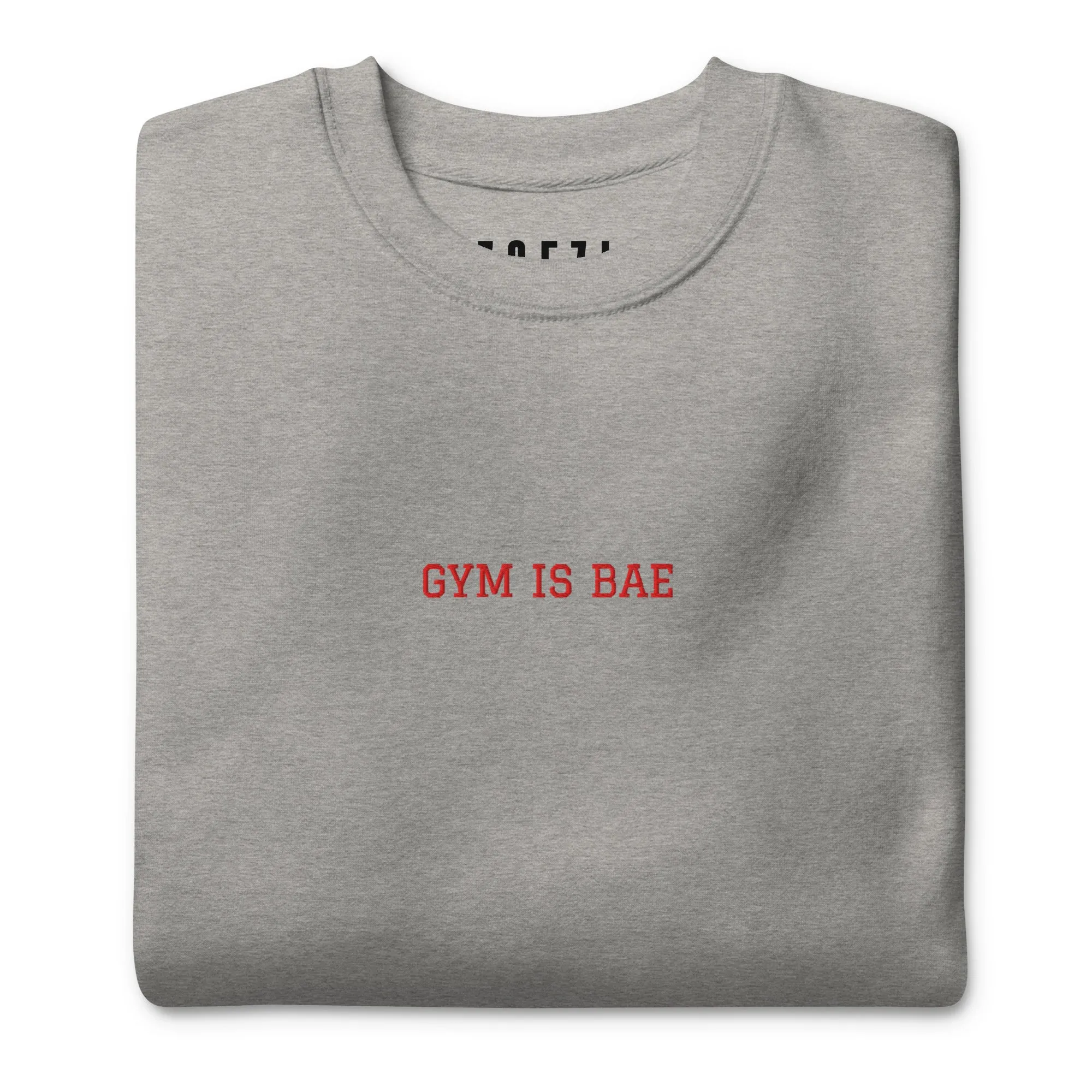 Gym is Bae Embroidered Unisex Sweatshirt