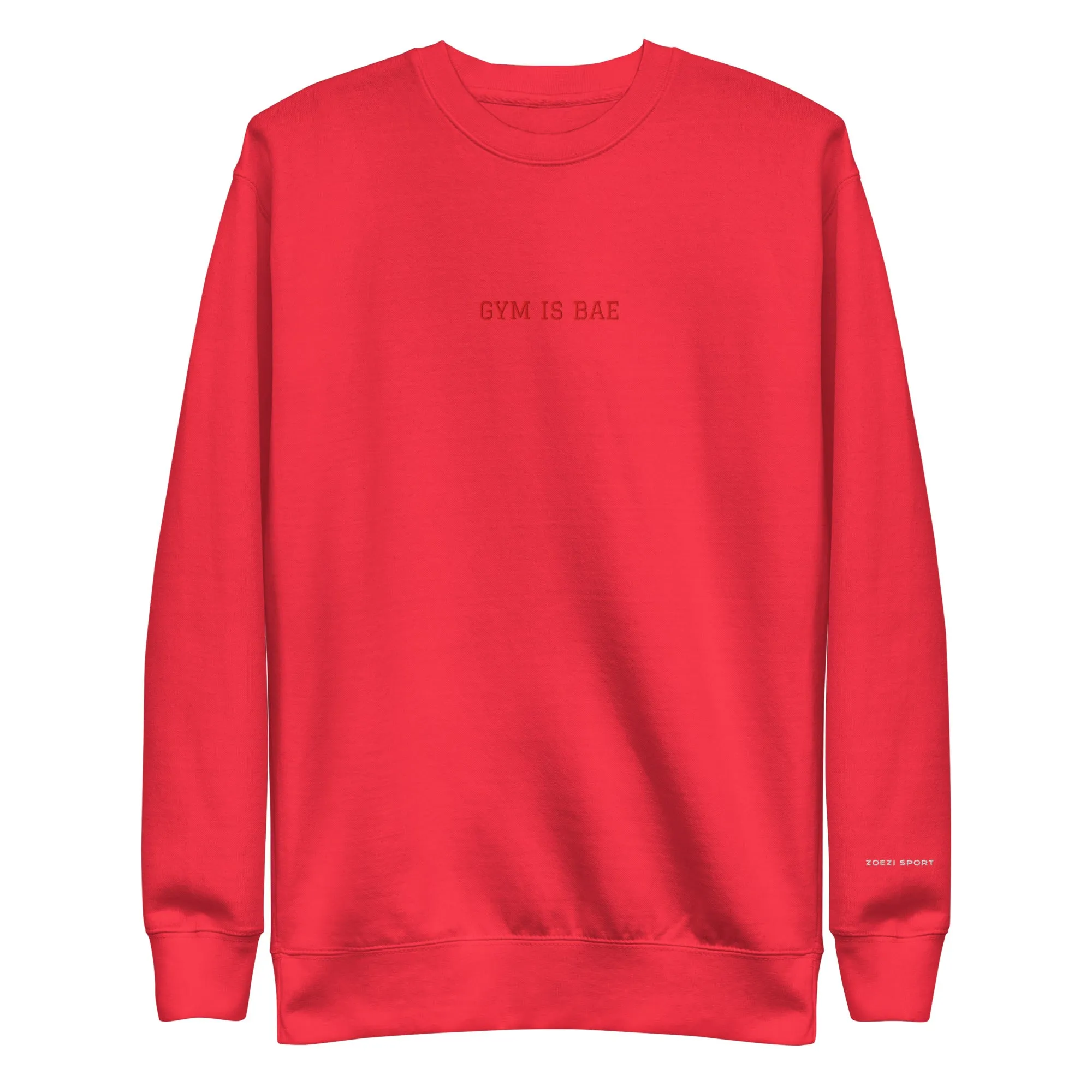 Gym is Bae Embroidered Unisex Sweatshirt