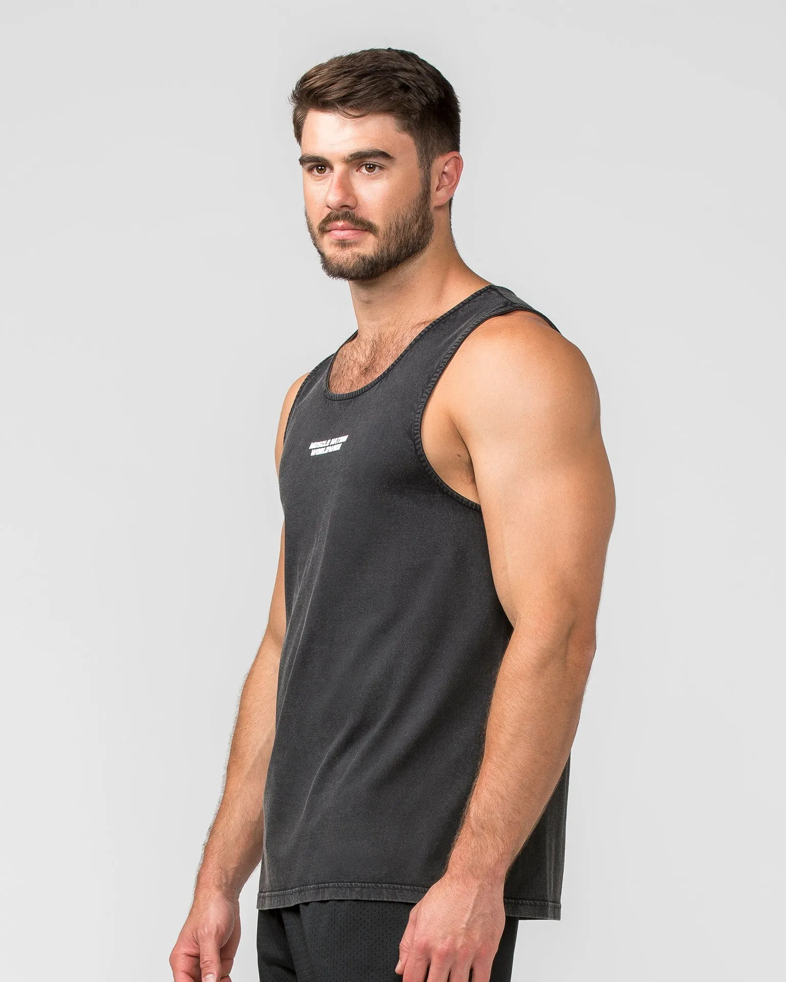 H-Back Represent Tank - Washed Black