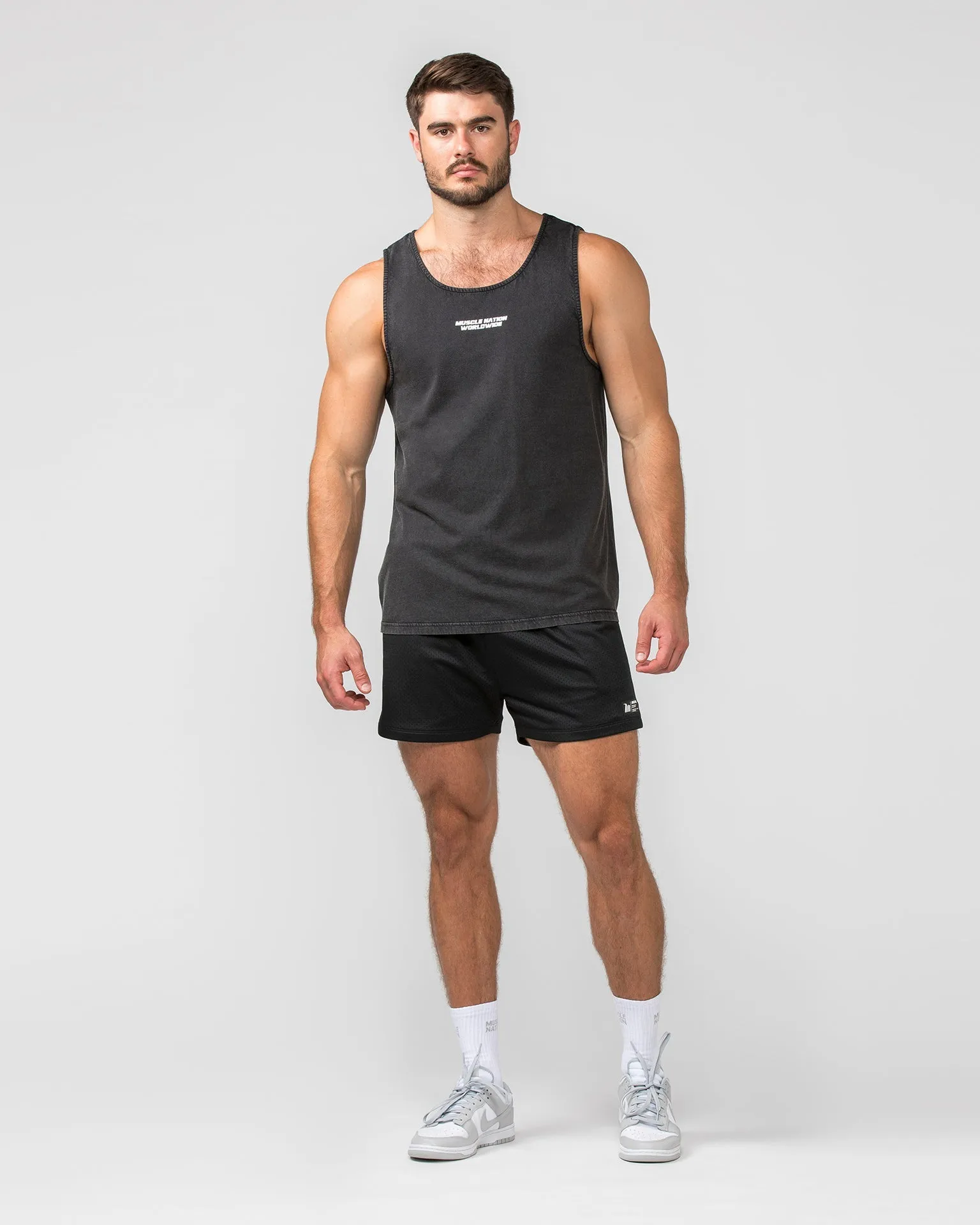 H-Back Represent Tank - Washed Black