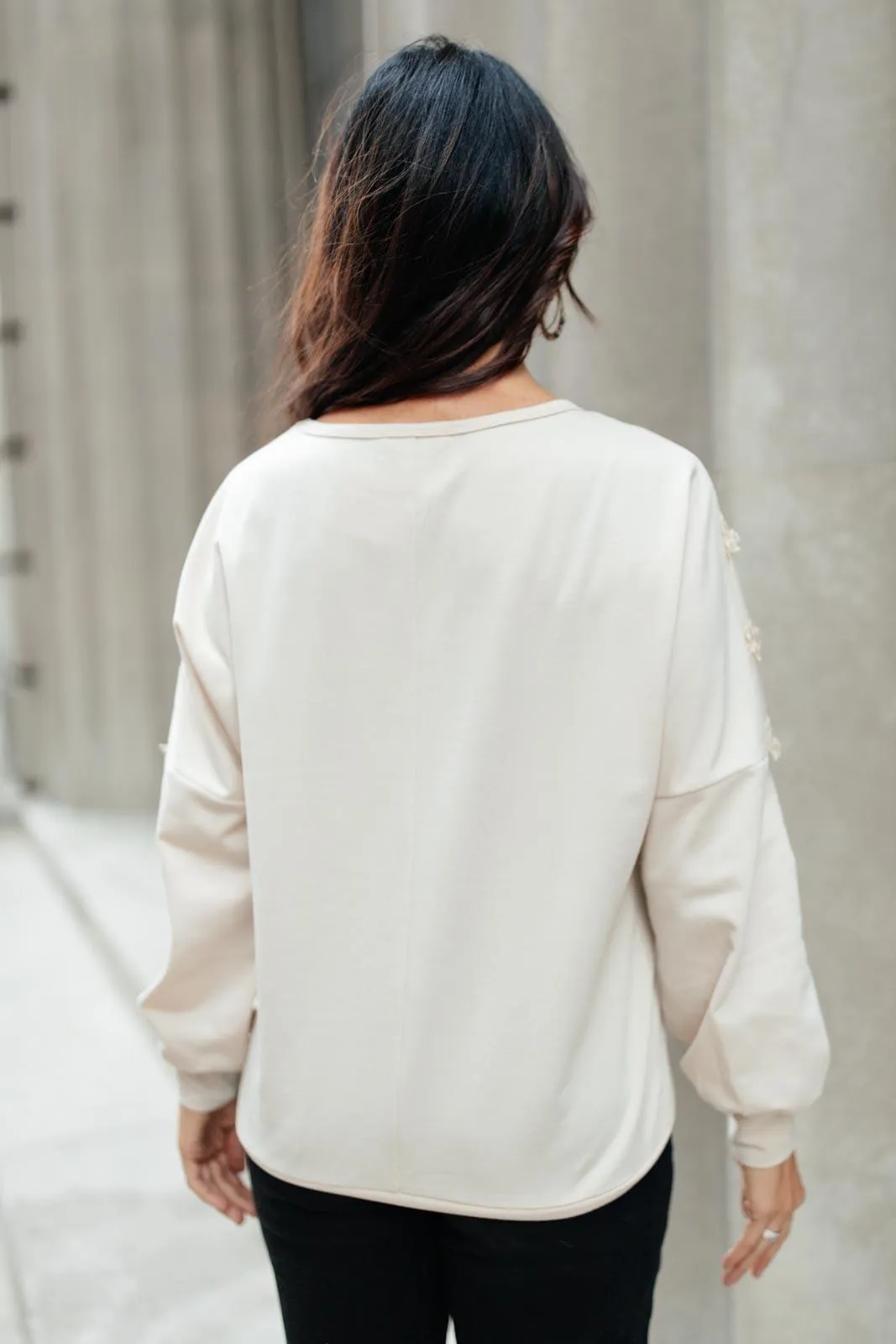 Hazel Blues® | Into The Fringe Top in Beige