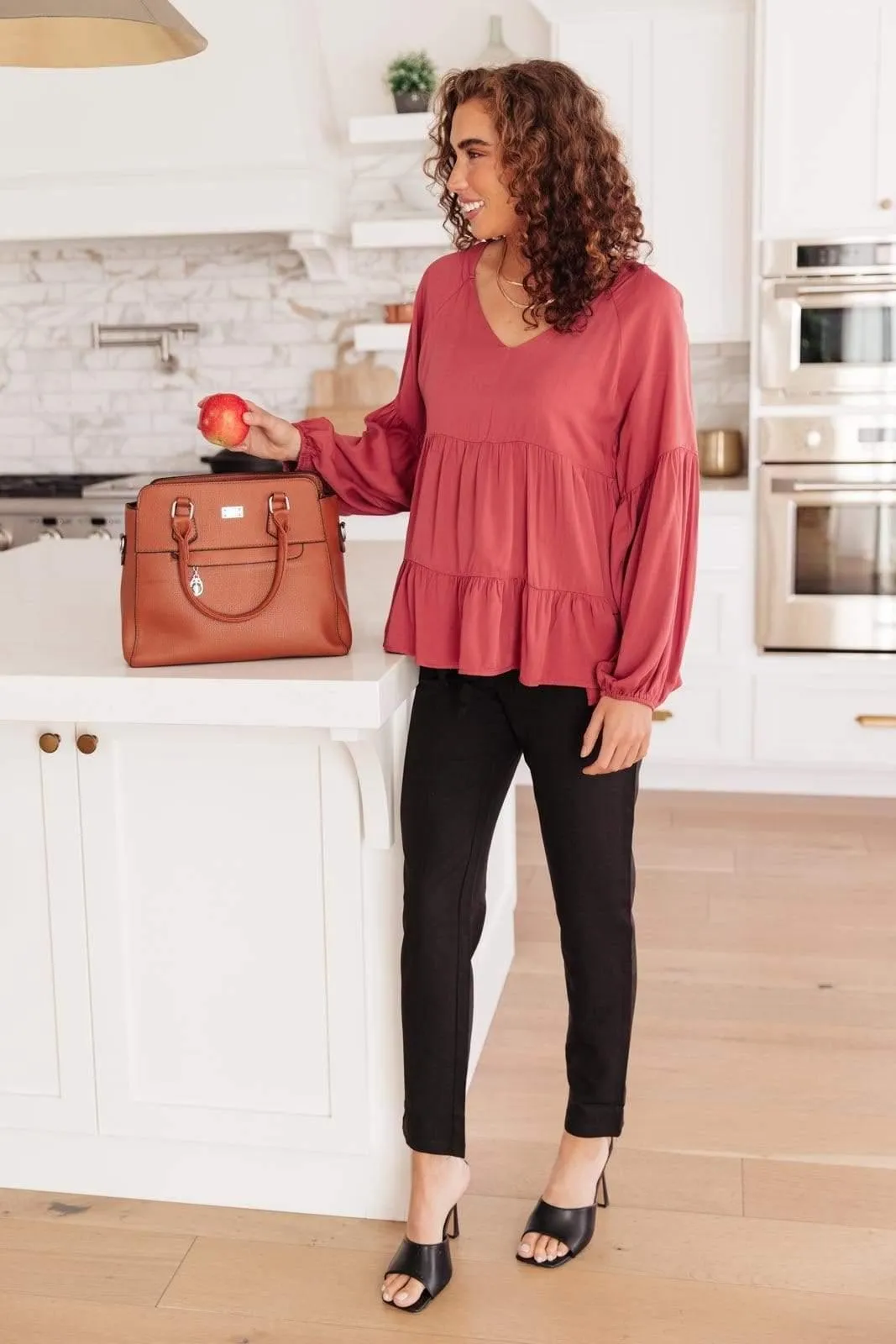 Hazel Blues® | Sassy Swing Tiered Top