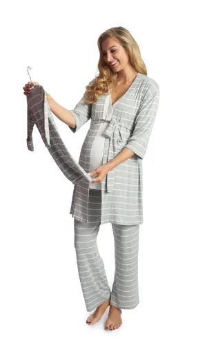 Heather Grey Analise 5-Piece PJ Set