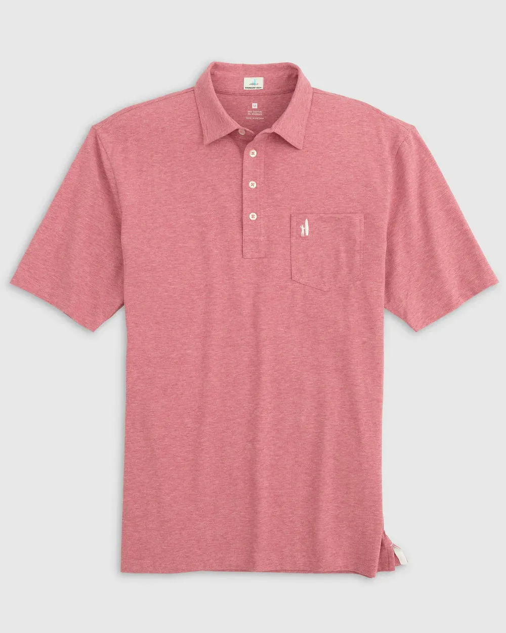 Heathered Original 4-Button Jr. Polo - Cajun