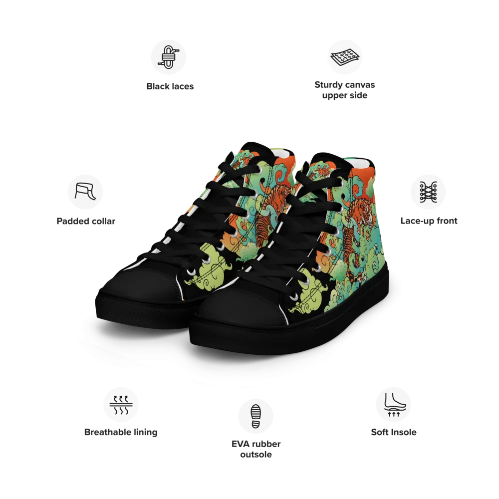 Heavenly Tiger High Top Shoes