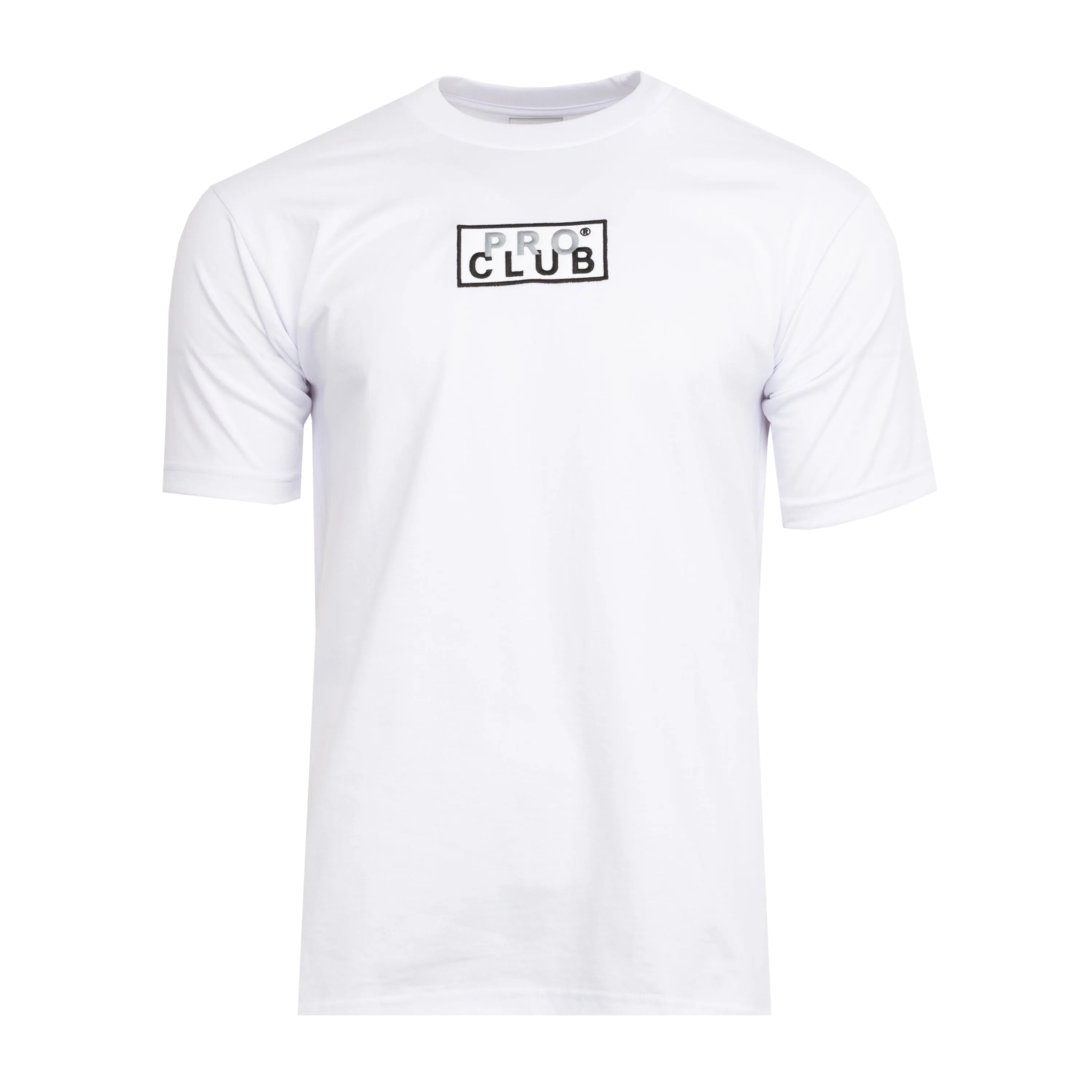 Heavyweight Embroidered Box Logo Tee - Mens