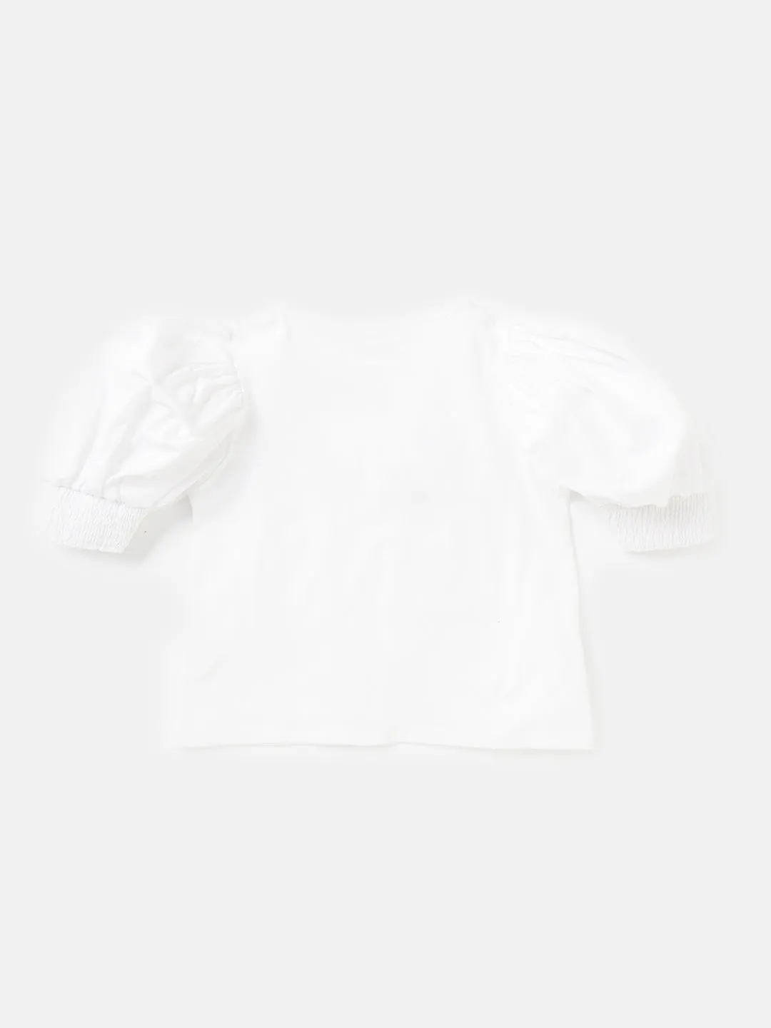 Heidi White Love Corsage Top
