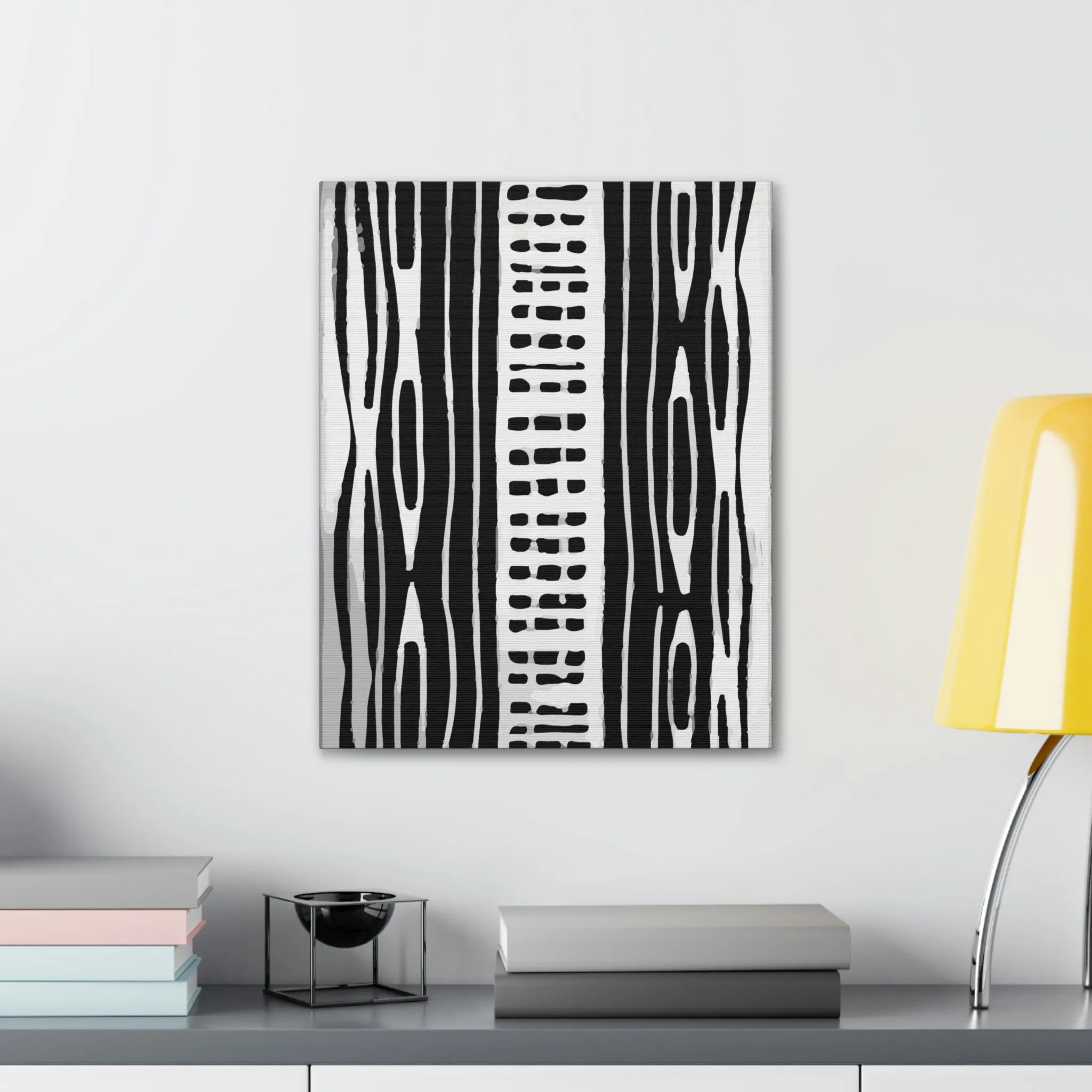 HoN Abstract Canvas B&W #3