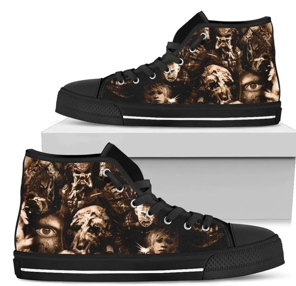 Horror Spirit High Top Shoes Sneakers Custom